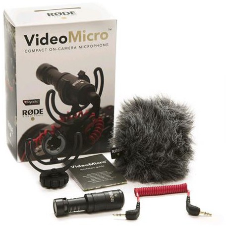 Rode Microphone VideoMicro avec support RYCOTE