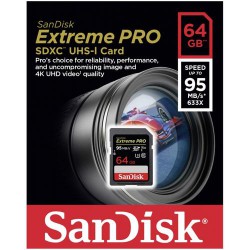 Sandisk Extreme Pro SDXC 64Go UHS-I 200 Mb/s