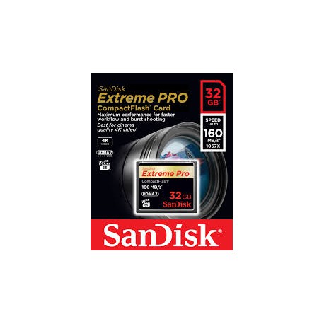 Sandisk CF Extreme PRO 32 Gb 160 Mb/s