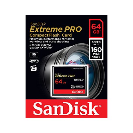 Sandisk CF Extreme PRO 64 Gb 160 Mb/s