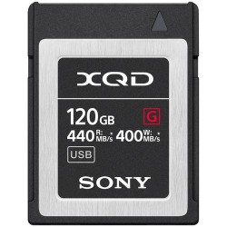 Sony XQD 120 Gb Série G 440/400 Mb/s ( 5x Stronger )