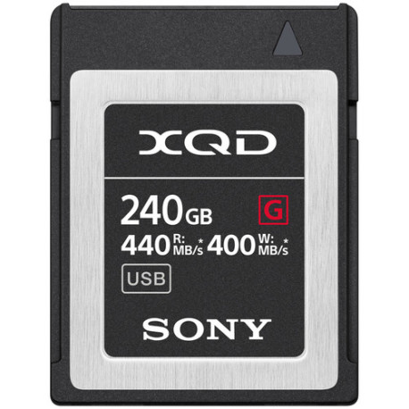 Sony XQD 240 Gb Série G 440/400 Mb/s ( 5x Stronger )