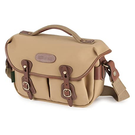 Billingham Hadley Small Toile khaki / cuir marron clair