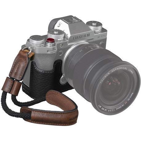 Smallrig 3927 Demi étui cuir noir avec strap pour X-T5