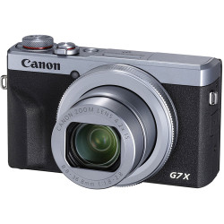 Canon Powershot G7X III Silver + Poignée trépied HG-100TBR