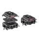 Smallrig 3067 Plaque de base avec double pince à tige de 15 mm