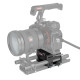 Smallrig 3067 Plaque de base avec double pince à tige de 15 mm