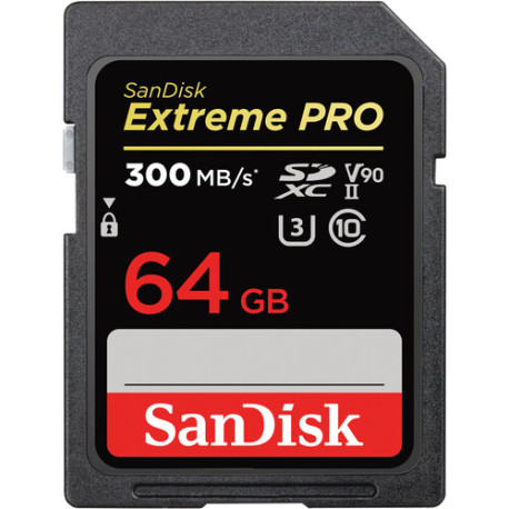 Sandisk Extreme Pro SDXC 64Go UHS-II 300 Mb/s
