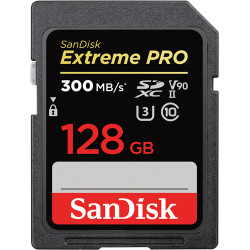 Sandisk Extreme Pro SDXC 128Go UHS-II 300 Mb/s