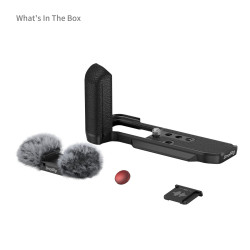 Smallrig 4876 L-Shape avec poignée en silicone pour FUJIFILM X-M5 (noir) 