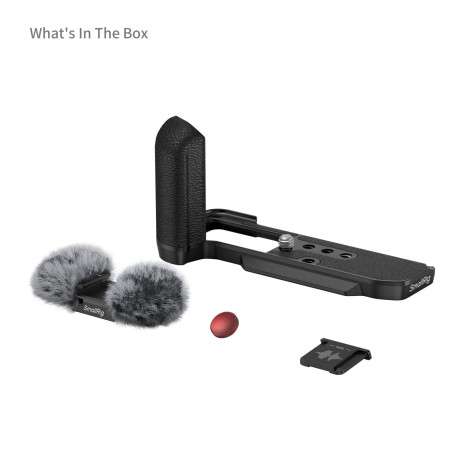 Smallrig 4876 L-Shape avec poignée en silicone pour FUJIFILM X-M5 (noir) 