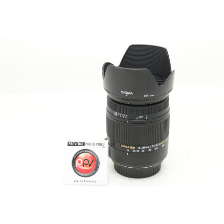 B - Sigma 18-250/3.5-6.3 OS DC pour Canon EFS - Occasion