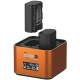 Hahnel Pro Cube 3 NIKON Chargeur Double