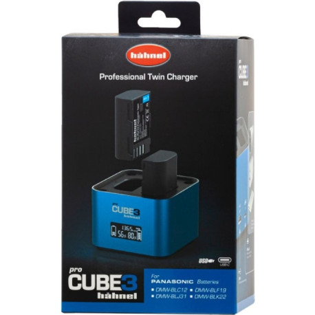 Hahnel Pro Cube 3 PANASONIC Chargeur Double