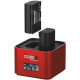 Hahnel Pro Cube 3 CANON Chargeur Double
