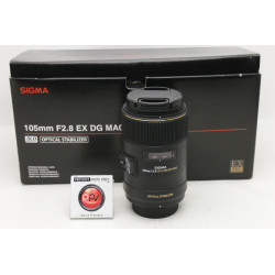 B - Sigma 105/2.8 EX DG Macro OS Monture Nikon F - Occasion