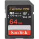 Sandisk Extreme Pro SDXC 64Go UHS-II 280 Mb/s V60