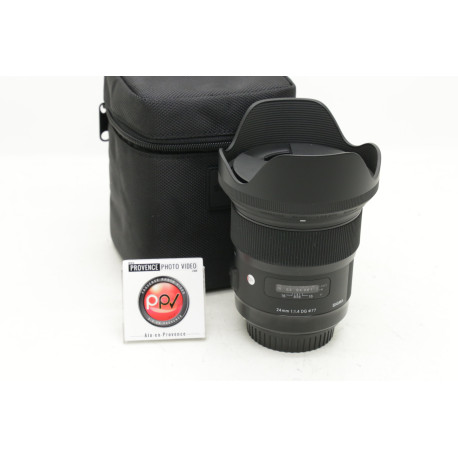 B - Sigma 24/1.4 DG Art pour Canon EF - Occasion