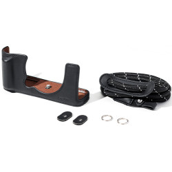 Smallrig 5450 demi étui cuir Noir + courroie pour FUJIFILM X-E5