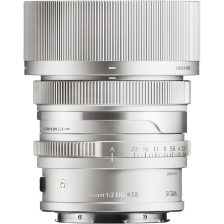 Sigma 35/2 DG Silver Contemporary Monture L-Mount