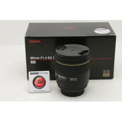 B - Sigma 85/1.4 EX DG HSM Monture Nikon F - Occasion