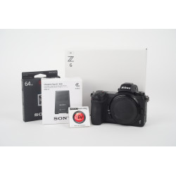 S - Nikon Z6 Boitier + XQD 64 Go + Lecteur - Occasion