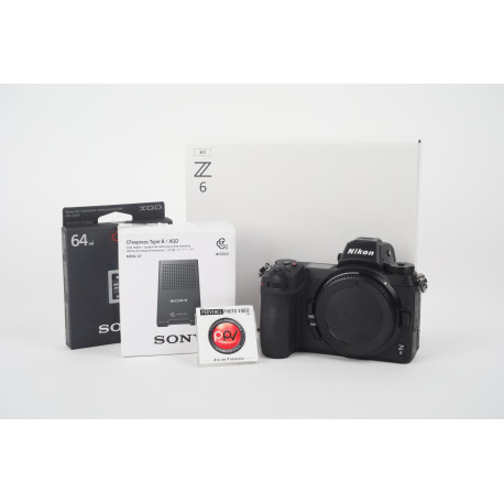 S - Nikon Z6 Boitier + XQD 64 Go + Lecteur - Occasion