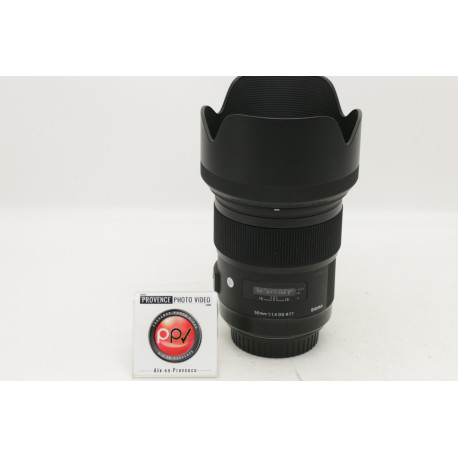 B - Sigma 50/1.4 DG Art Monture Canon EF - Occasion
