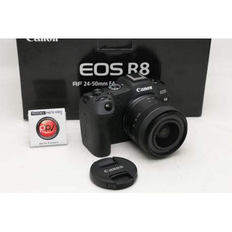B - Canon Eos R8 + RF 24-50 IS STM - Occasion
