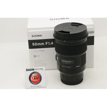 B - Sigma 50/1.4 DG HSM Art Monture Spny E - Occasion