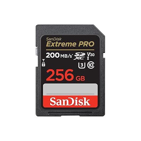 Sandisk Extreme Pro SDXC 256Go UHS-I 200 Mb/s v30