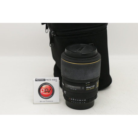 B - Sigma 105/2.8 DG EX Macro monture Nikon F - Occasion