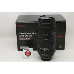 B - Sigma 120-400/4.5-5.6 Apo DG OS monture Nikon F - Occasion