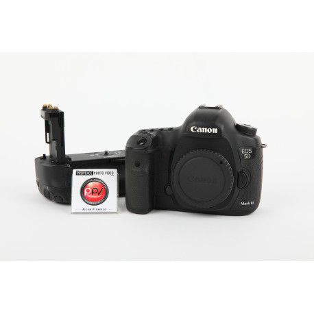 S - Canon EOS 5D Mark III Boitier + Grip - Occasion