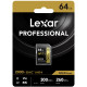 Lexar SD Pro Gold Series UHS-II 2000x 64GB V90