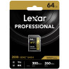 Lexar SD Pro Gold Series UHS-II 2000x 64GB V90