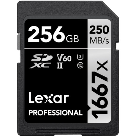 Lexar SD Pro Silver Series UHS-II 1667x 256GB V60