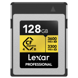 Lexar CFexpress PRO Type B Gold series 128GB - R3600/W3300MB/s