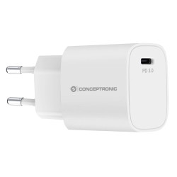 Conceptronic Kit chargeur Cable USB-C + Prise Chargeur USB-C 25W