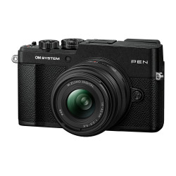 OM System PEN Noir + 14-42 /3.5-5.6 - Garanti 5 ans - Précommande *