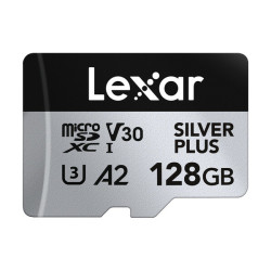 Lexar microSDXC Silver Plus Series UHS-I 128GB V30 205/150