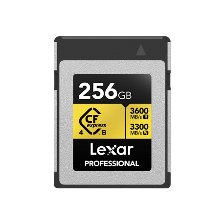 Lexar CFexpress PRO Type B Gold series 256GB - R3600/W3300MB/s