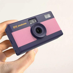 Peeksme APPAREIL PHOTO NUMERIQUE RETRO ROSE