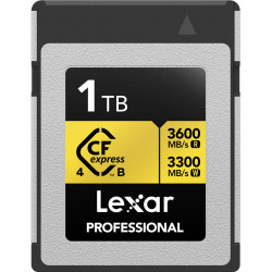 Lexar CFexpress PRO Type B Gold series 1TB - R3600/W3300MB/s
