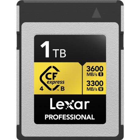 Lexar CFexpress PRO Type B Gold series 1TB - R3600/W3300MB/s