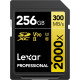 Lexar SD Pro Gold Series UHS-II 2000x 256GB V90